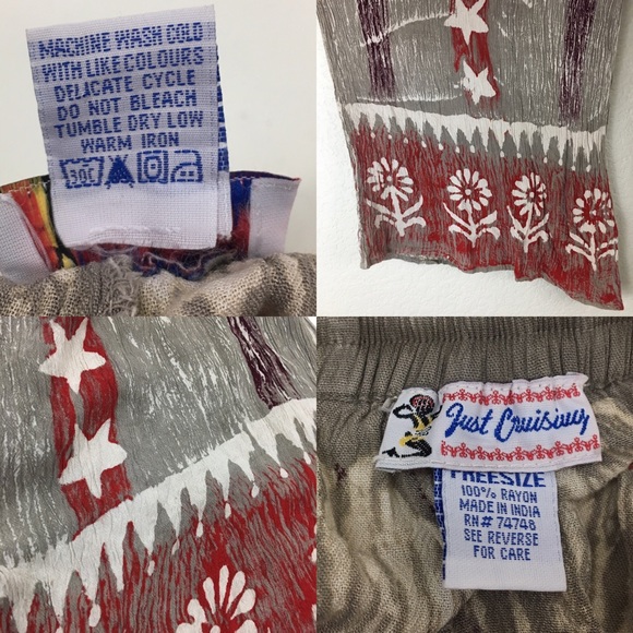 Just Cruising Wide Leg Boho Festival Pants - Picture 8 of 8